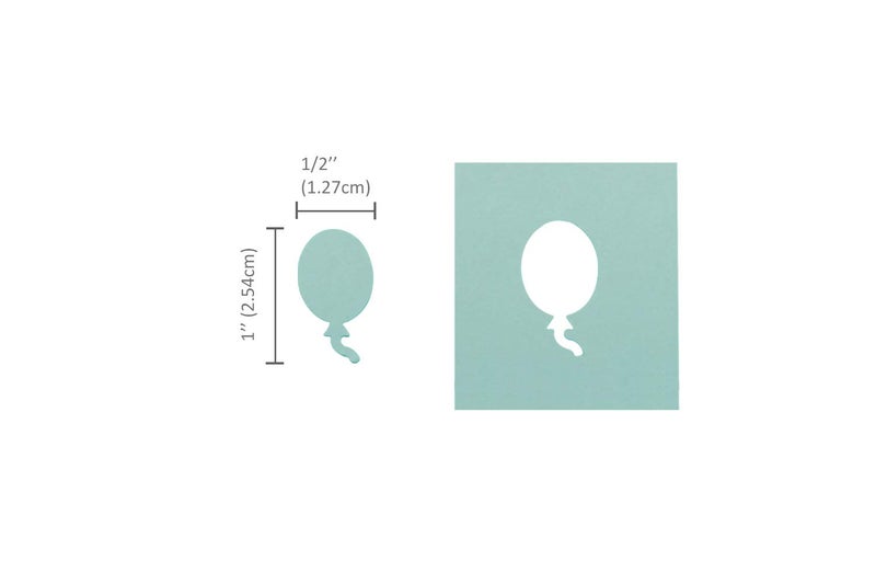 BiraBira Bira Craft 1 inch Balloon 2 Lever Action Craft Punch, Baby Shower Punch for Paper Crafting Scrapbooking - Image 2